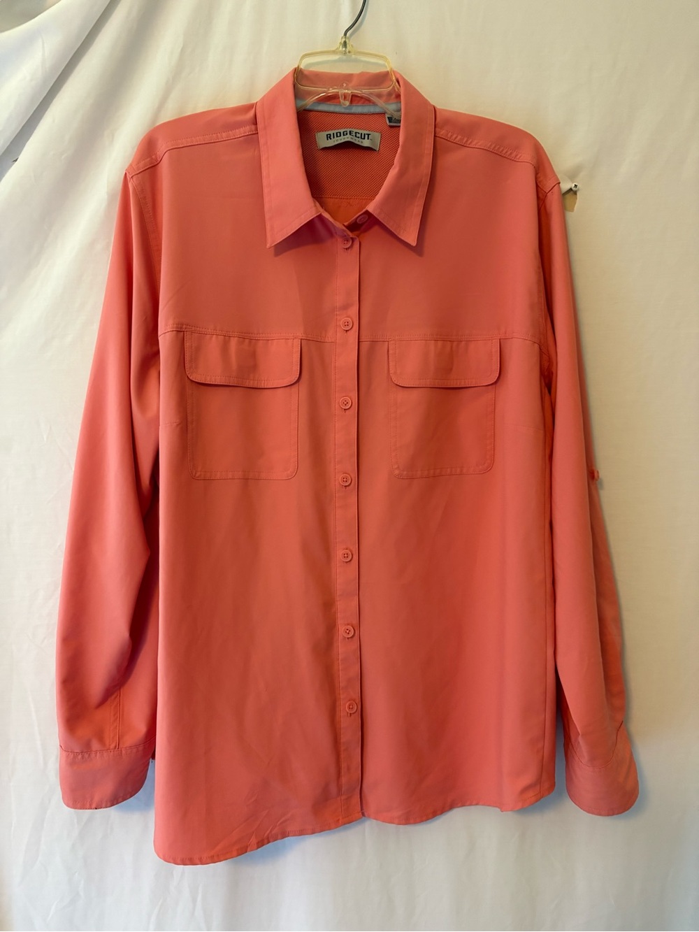 Ridgecut Coral Button-Down Long Sleeve Shirt